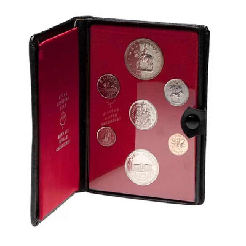 1973 (1873-) Canada Double Dollar Prestige Set - RCMP Centennial